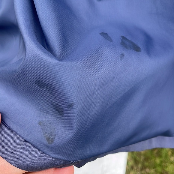 VTG Essential London Fog Blue / Lined  Polyester Coat Sz 10 Reg - Picture 15 of 15